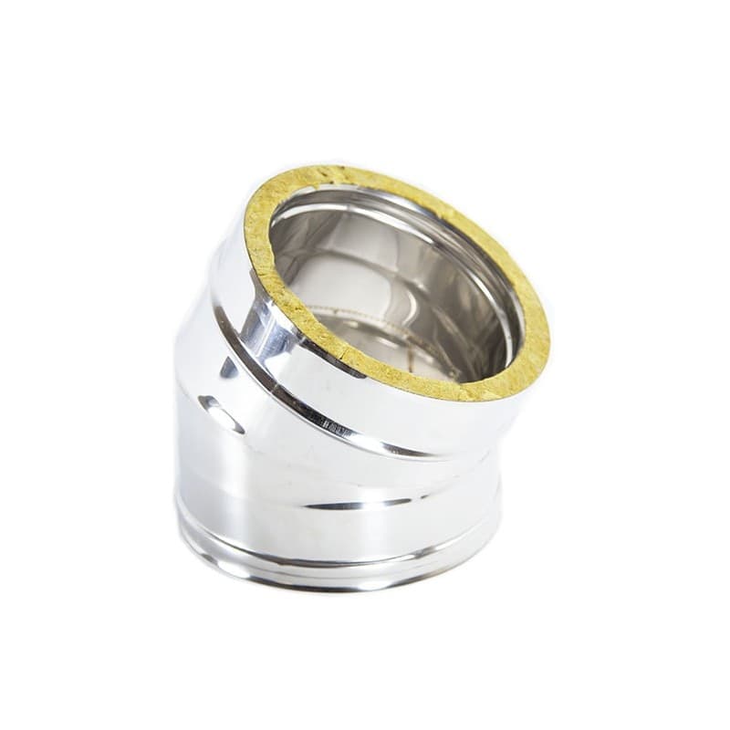 Gomito curva acciaio inox doppia parete Di 250 - De 300mm in Tubi di scarico Aloiserw.com - Altomonte, commercioVirtuoso.it