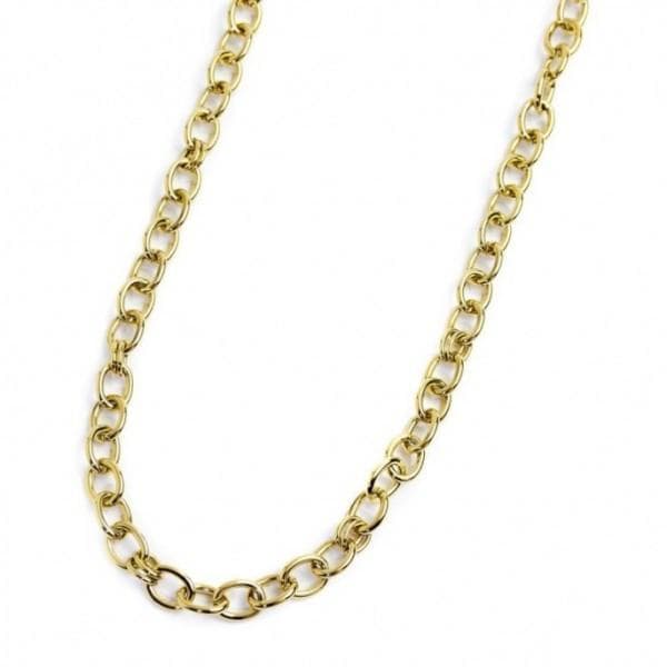 Marlù- Collana Catena "O" Pvd Oro in Collane Alba Gioielli - Casoria, commercioVirtuoso.it