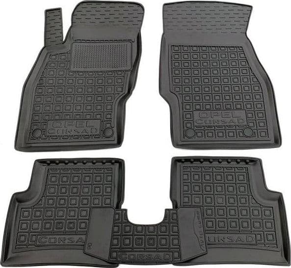 Set tappetini di gomma su misura per Opel Corsa D (2006-2014) 5 porte in Tappetini antiscivolo Autooggetti.it - Roma, commercioVirtuoso.it