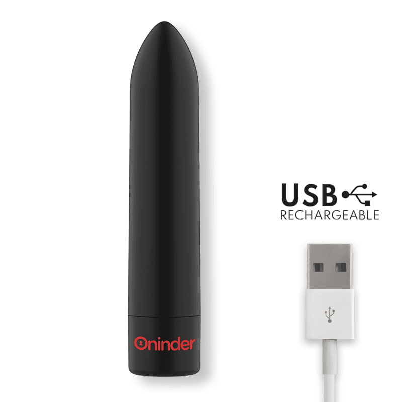 ONINDER - BERLIN VIBRATORE BULLET NERO 9 MODALITÀ 8,5 X 2 CM - APP GRATUITA in Vibratori proiettile e ovuli vibranti Desideria Shop - Latina, commercioVirtuoso.it