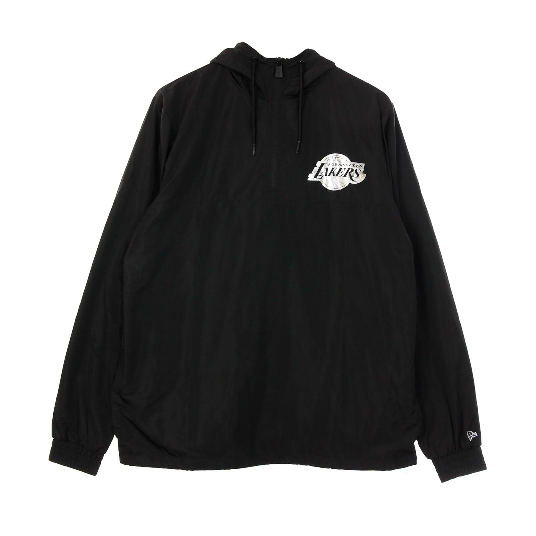 NEW ERA Giacca a Vento Infilabile Uomo Nba Metallic Windbreaker Loslak Black