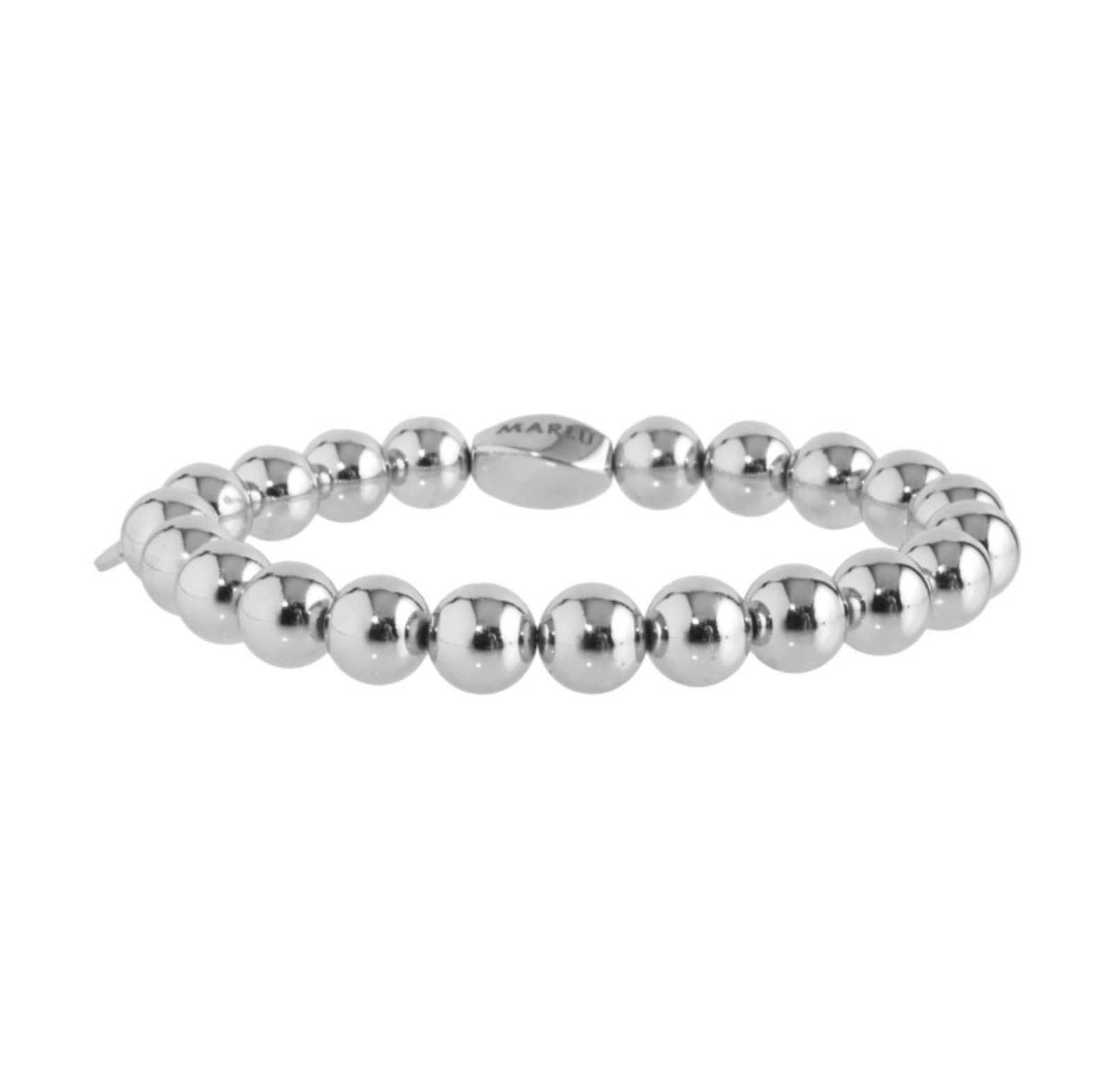 Marlù - BRACCIALE PALLINI 8mm ACCIAIO