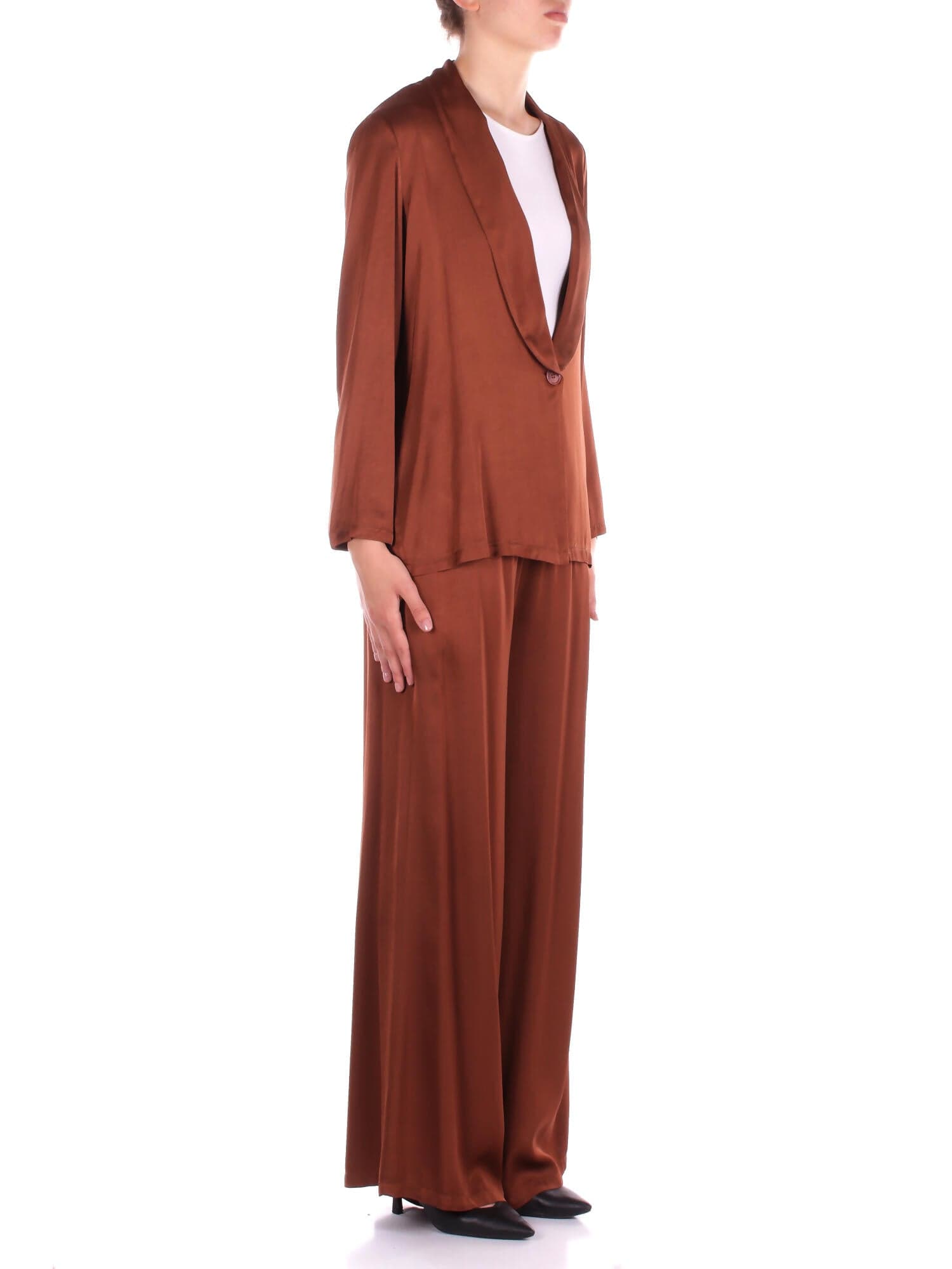 Manila Grace Giacche Marrone da donna in Giacche da abito e blazer Drestige - Casamassima, commercioVirtuoso.it