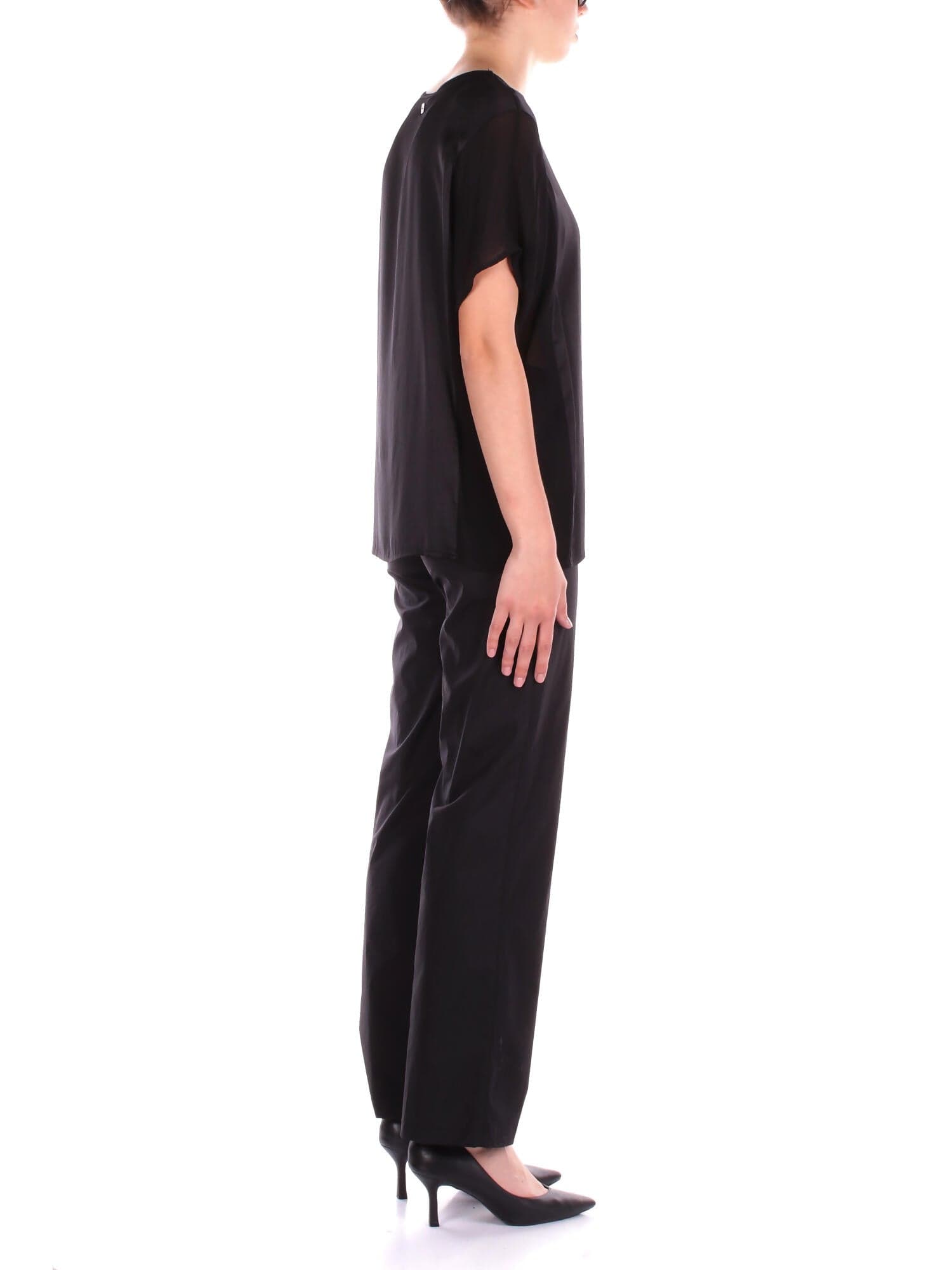 Manila Grace Pantaloni Nero da donna in Pantaloni Drestige - Casamassima, commercioVirtuoso.it
