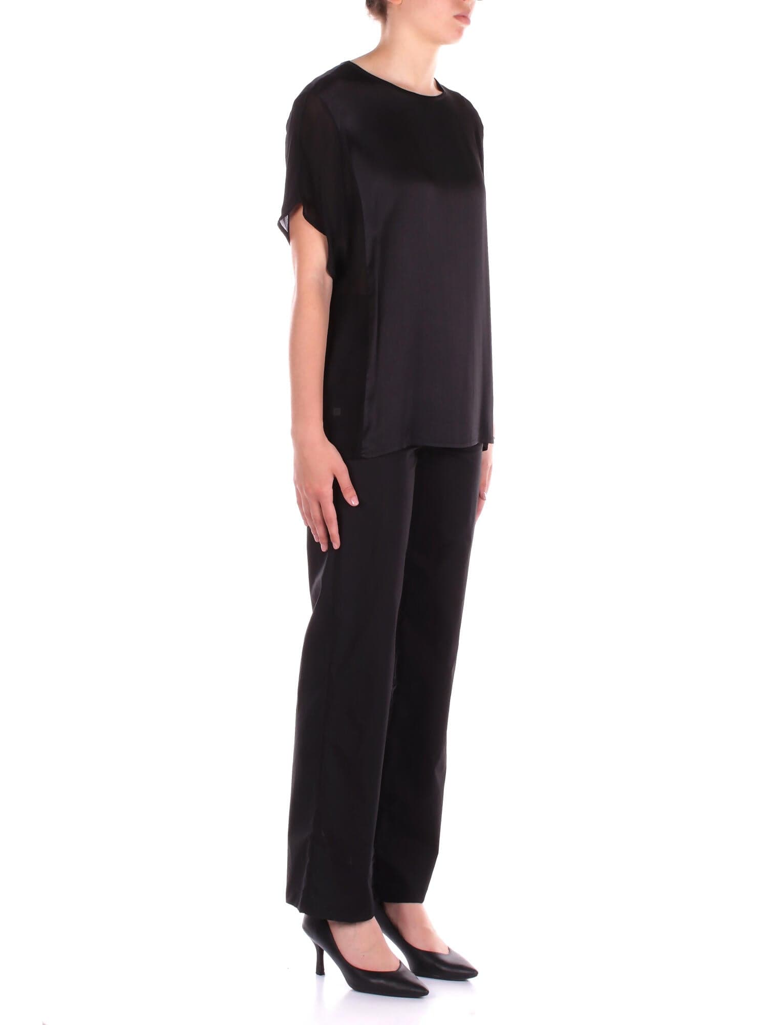 Manila Grace Pantaloni Nero da donna in Pantaloni Drestige - Casamassima, commercioVirtuoso.it