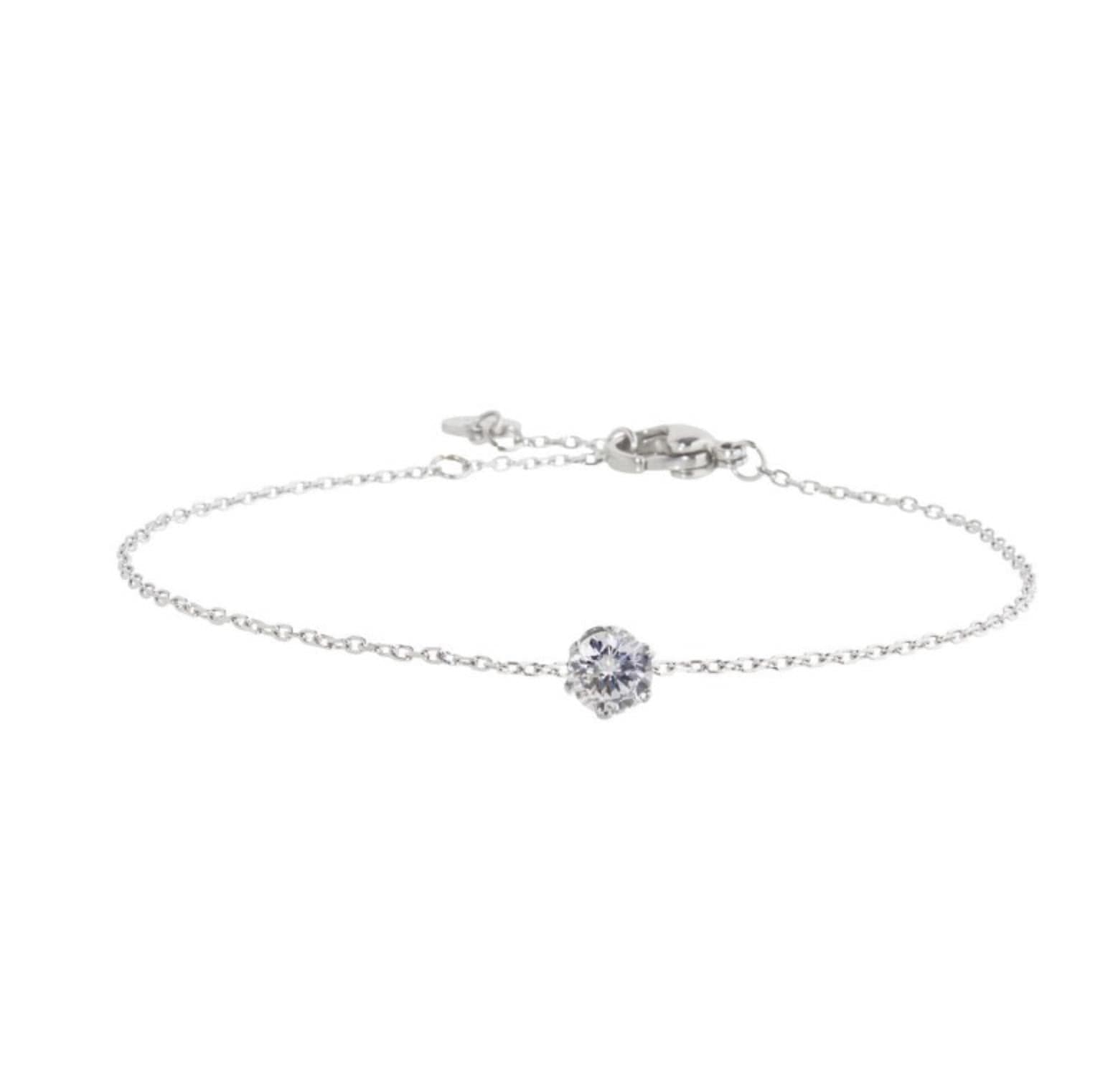 Marlù - BRACCIALE ACCIAIO CON SOLITARIO in Bracciali Alba Gioielli - Casoria, commercioVirtuoso.it