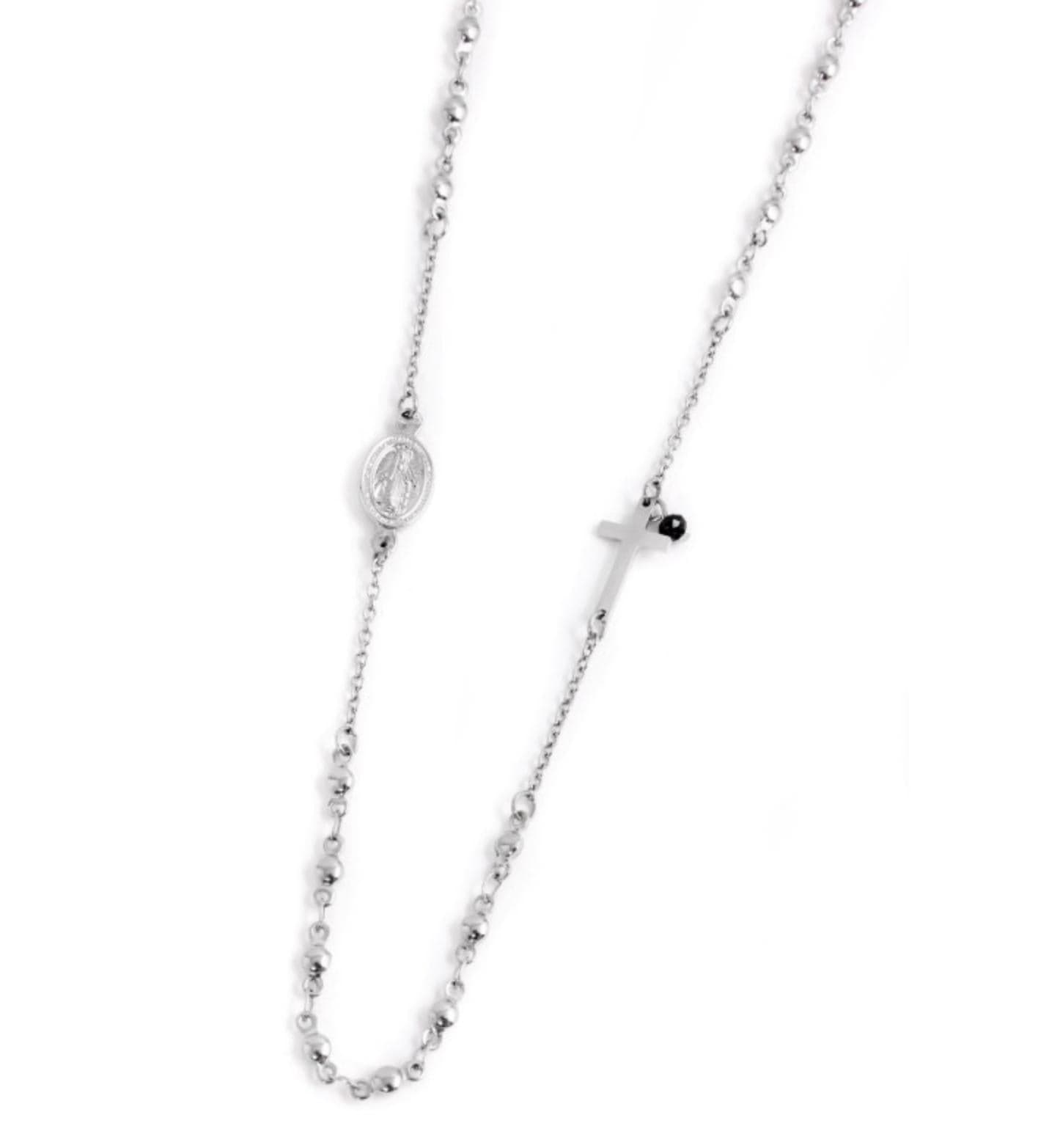 Marlù - COLLANA ACCIAIO ROSARIO in Collane Alba Gioielli - Casoria, commercioVirtuoso.it