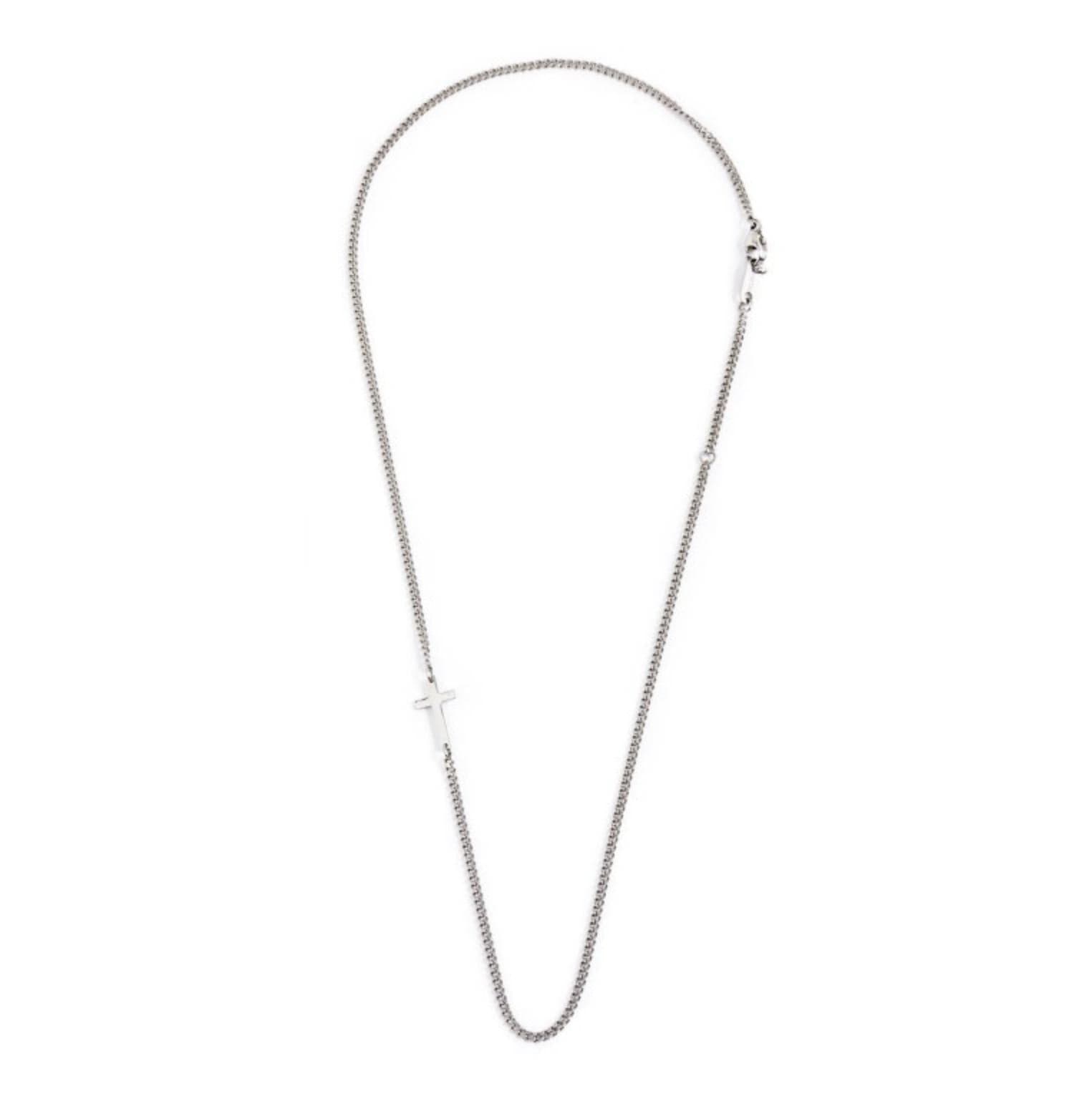 Marlù - COLLANA ACCIAIO CON CROCE in Collane Alba Gioielli - Casoria, commercioVirtuoso.it