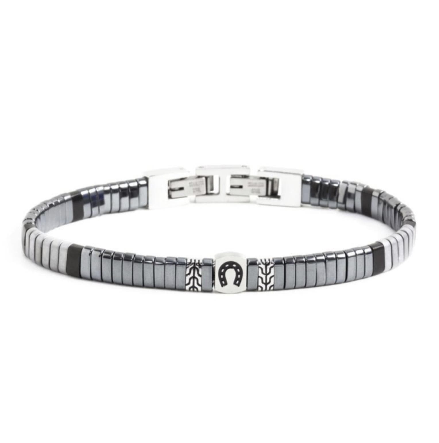 Marlù - BRACCIALE IN EMATITE FERRO DI CAVALLO in Bracciali Alba Gioielli - Casoria, commercioVirtuoso.it