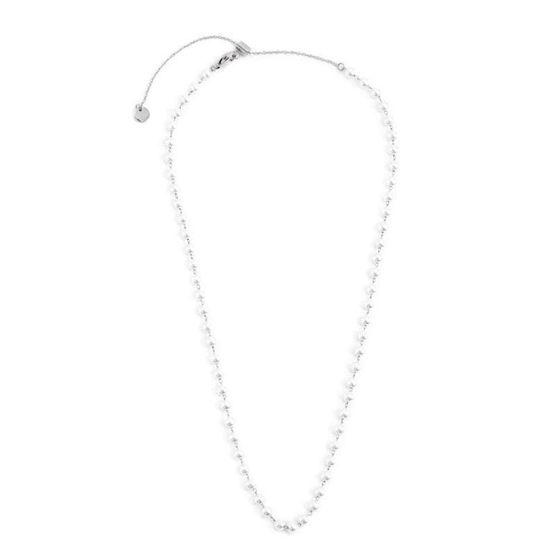 Marlù COLLANA CON PERLE 4.30MM CATENA 50CM ACCIAIO in Collane Alba Gioielli - Casoria, commercioVirtuoso.it