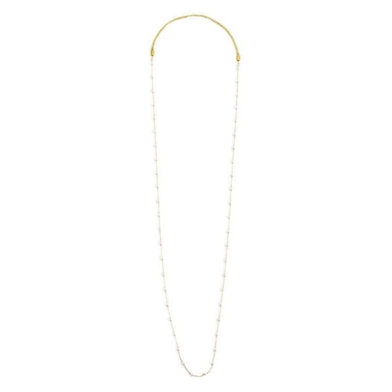 Marlù COLLANA CON PERLE 3.30MM CATENA 90CM PVD ORO in Collane Alba Gioielli - Casoria, commercioVirtuoso.it