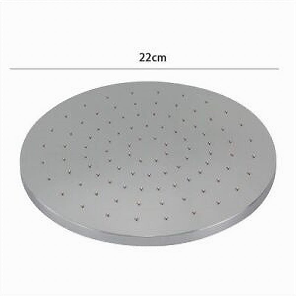 SOFFIONE PER DOCCIA ANTICALCARE IN ABS CROMATO EFFETTO PIOGGIA TONDO 22 CM 59226 in Docce fisse Trade Shop italia - Napoli, commercioVirtuoso.it