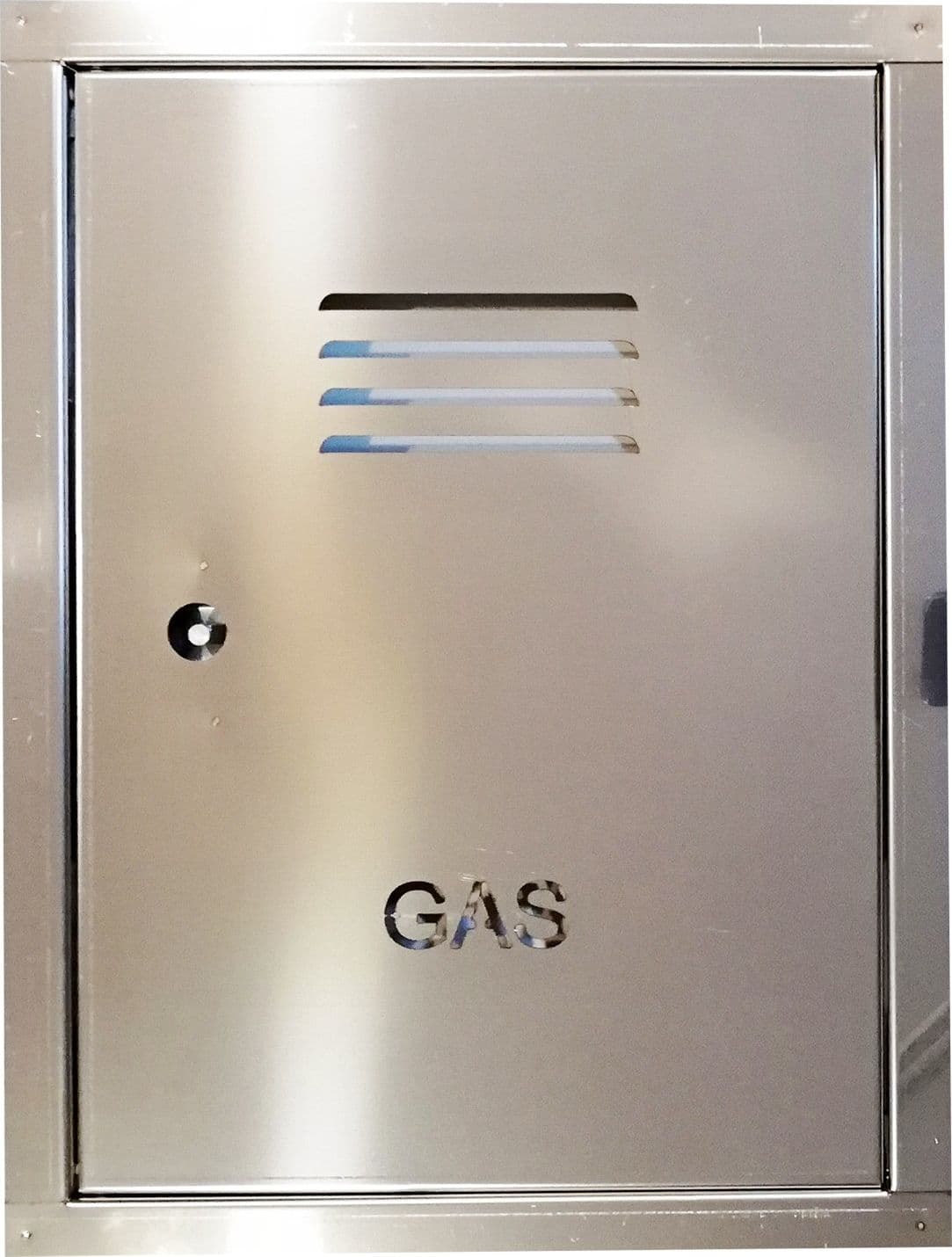 Sportello portello porta inox per chiusura nicchia contatore gas