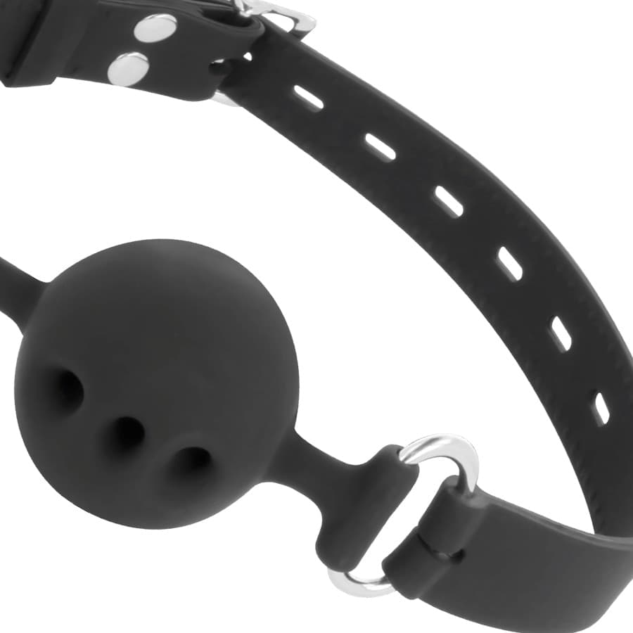 Darkness Gag con Pallina in Silicone Nero in Bavagli Sexy Tentazioni - Siracusa, commercioVirtuoso.it