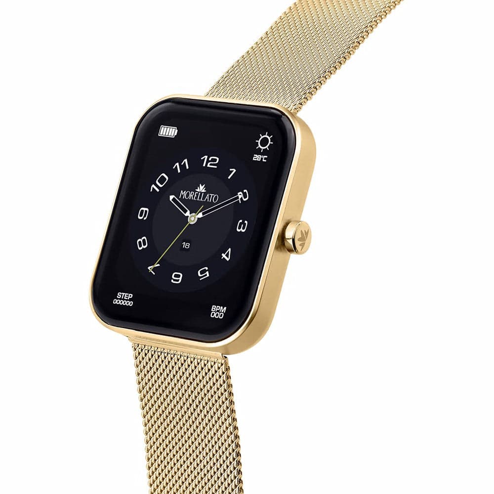 MORELLATO Smartwatch Unisex M-02 acciaio dorato in Orologi da polso Web Time Orologi - Milano, commercioVirtuoso.it