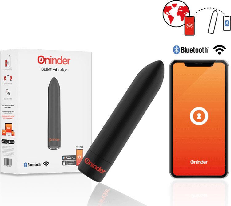 ONINDER - BERLIN VIBRATORE BULLET NERO 9 MODALITÀ 8,5 X 2 CM - APP GRATUITA in Vibratori proiettile e ovuli vibranti Desideria Shop - Latina, commercioVirtuoso.it