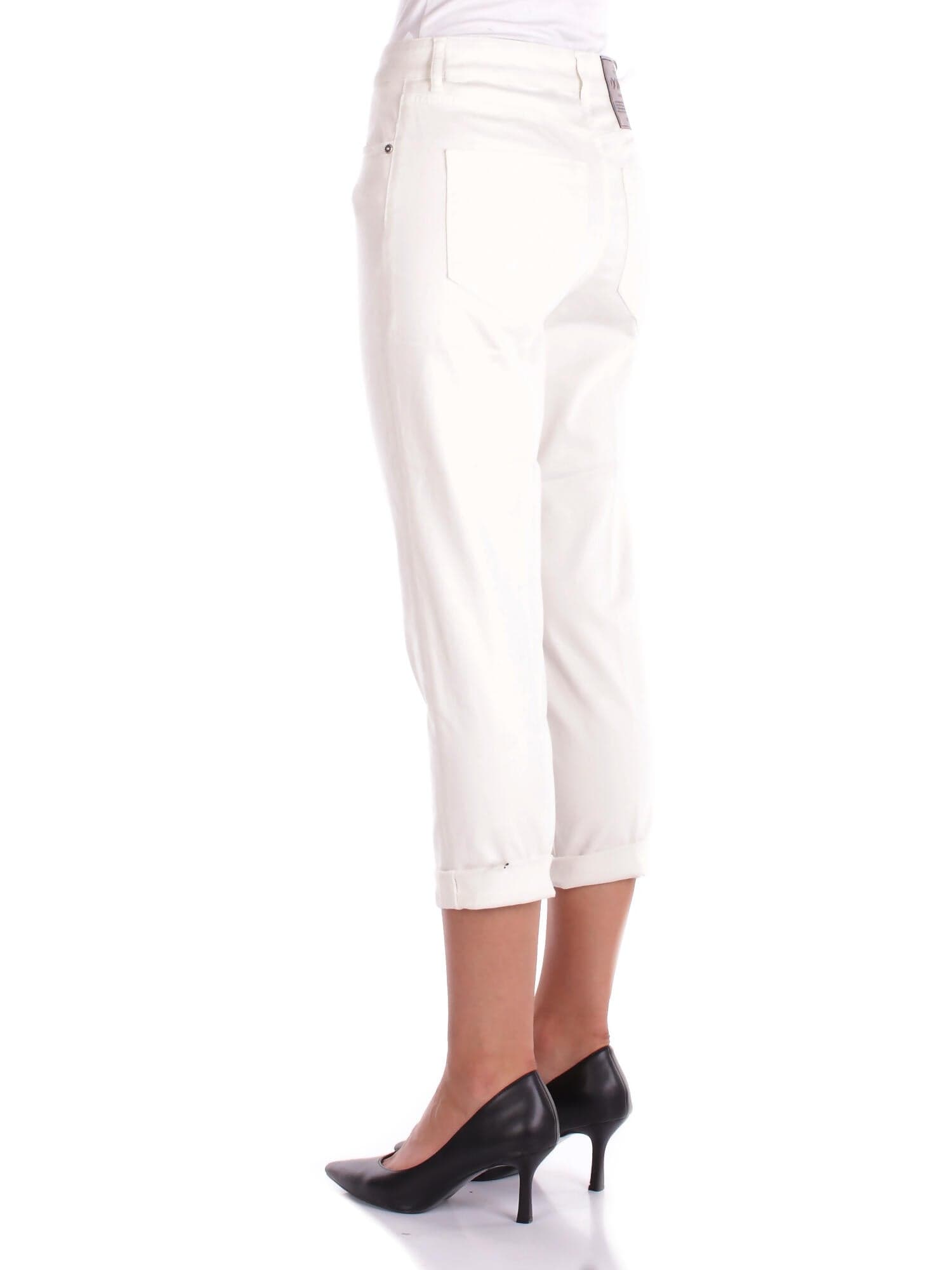 Dondup Pantaloni Latte da donna in Pantaloni Drestige - Casamassima, commercioVirtuoso.it