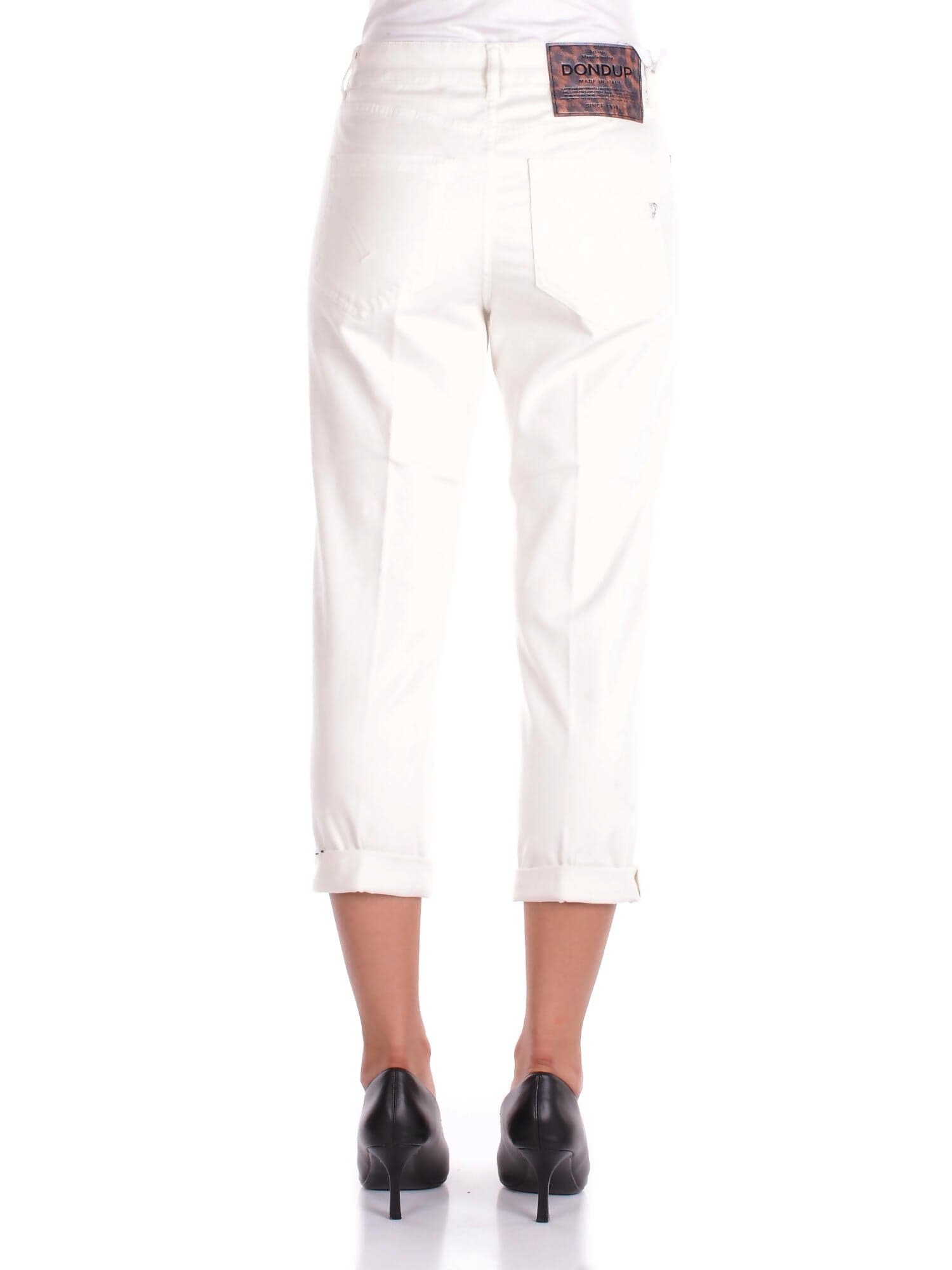 Dondup Pantaloni Latte da donna in Pantaloni Drestige - Casamassima, commercioVirtuoso.it