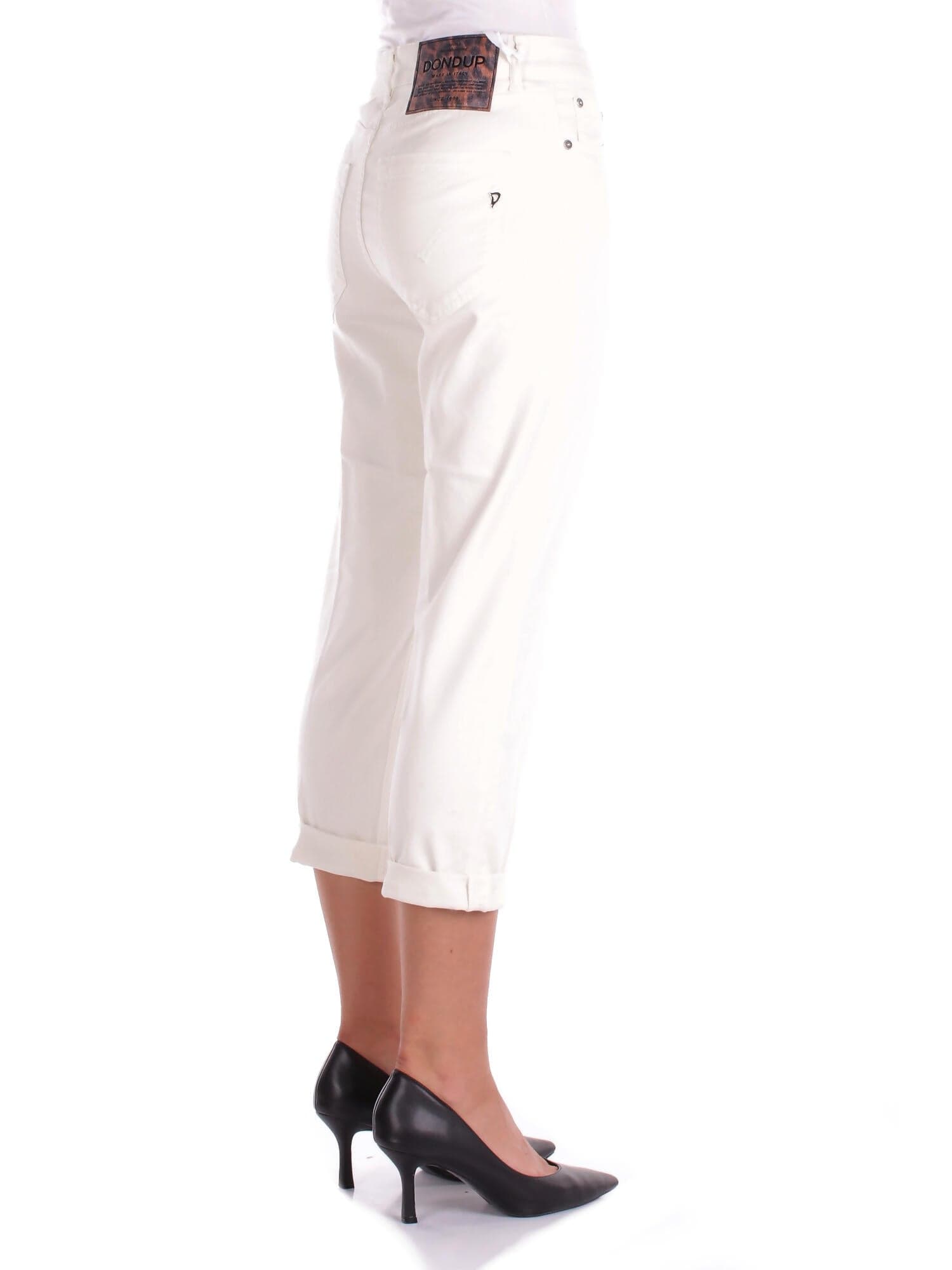 Dondup Pantaloni Latte da donna in Pantaloni Drestige - Casamassima, commercioVirtuoso.it