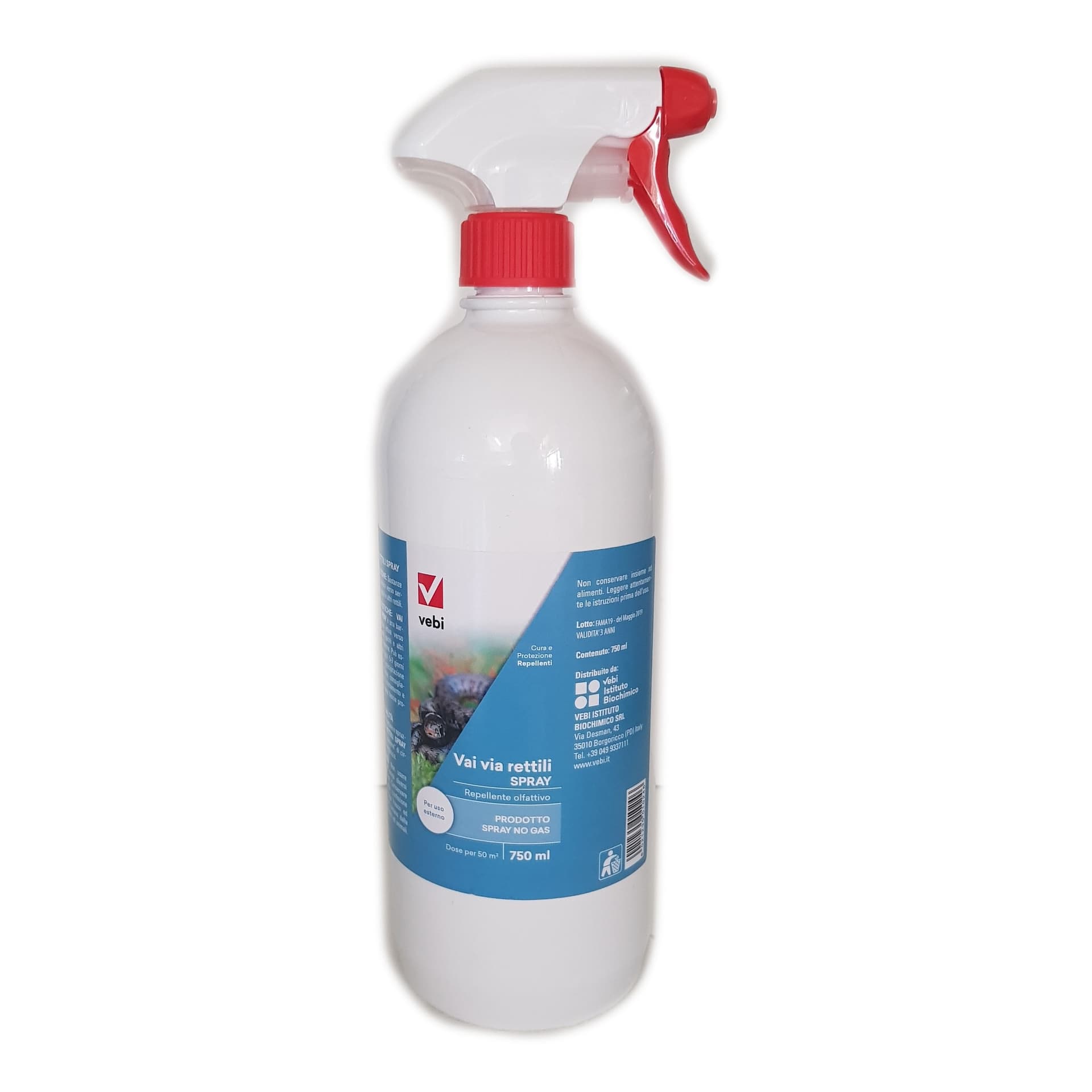 Vebi Vai via rettili 750ml repellente spray naturale contro rettili - 2