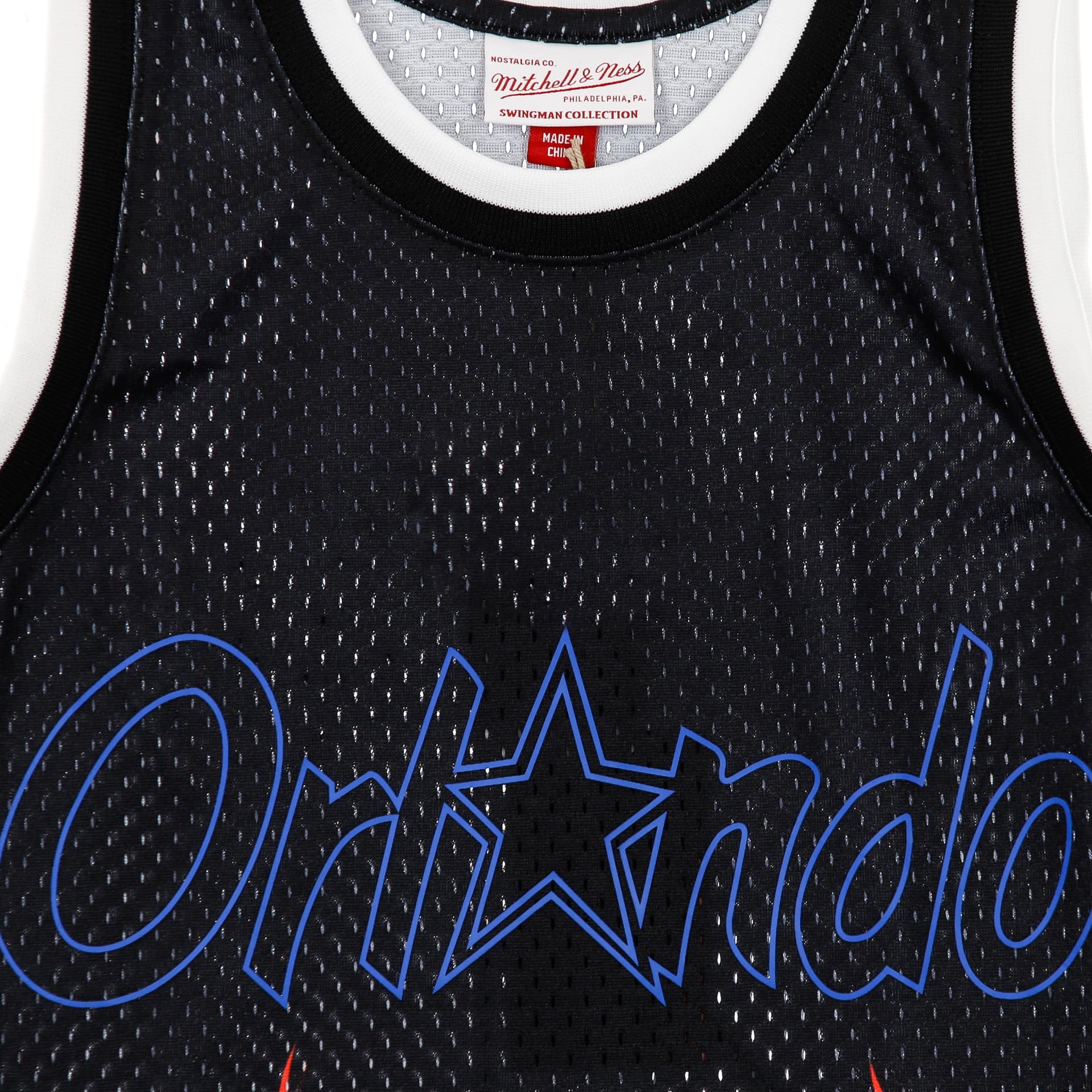 MITCHELL &amp; NESS Canotta Basket Uomo Nba Swingman Jersey Flames Hardwood Classics No.1 Penny Hardaway 1994-95 Orlmag Black/black/multi Color da uomo in T-Shirt Drestige - Casamassima, commercioVirtuoso.it