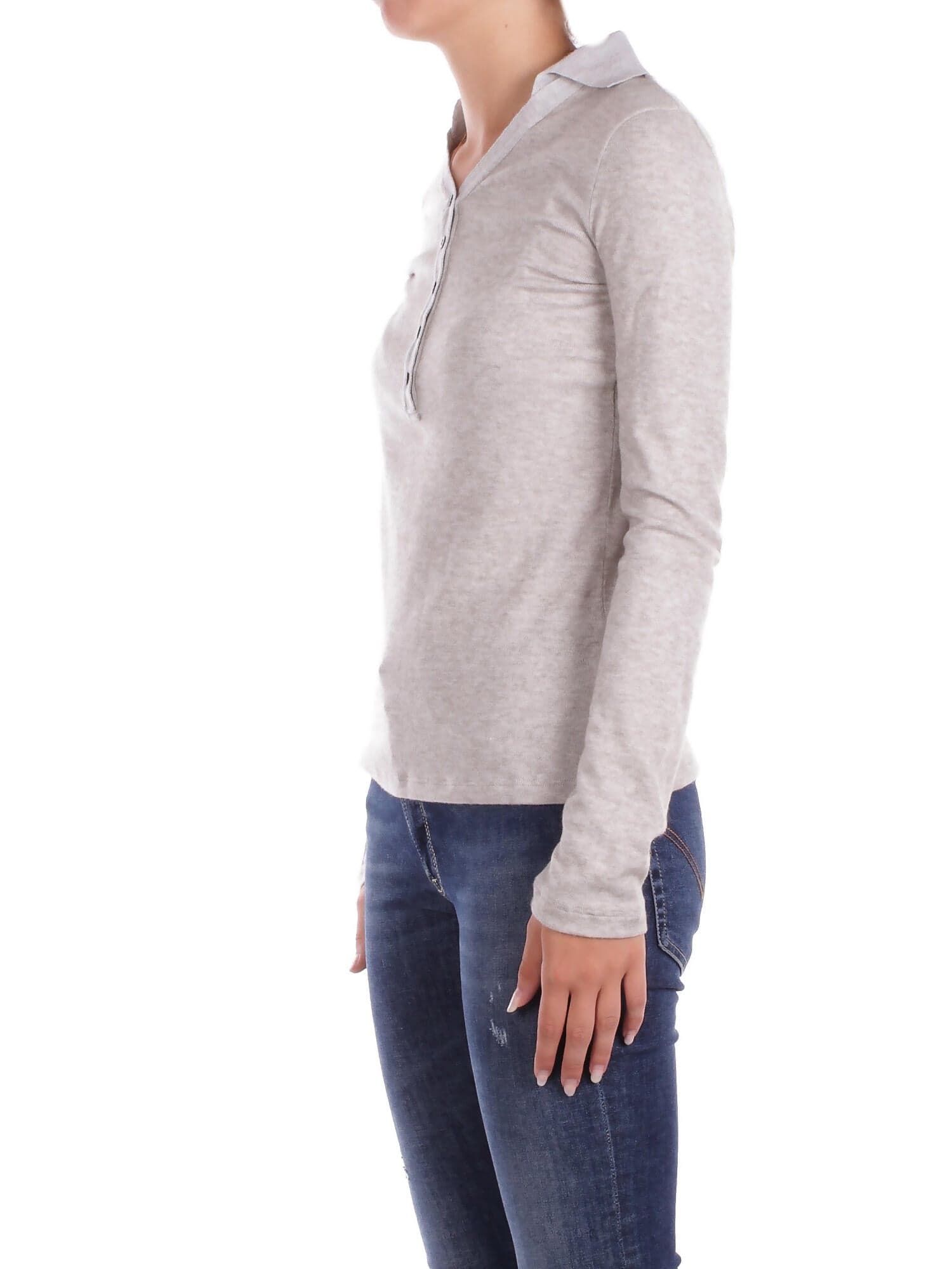 Dondup T-shirt e Polo Grigio da donna in Polo Drestige - Casamassima, commercioVirtuoso.it