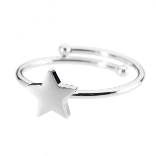 Marlù Anello In Acciaio Con Stella