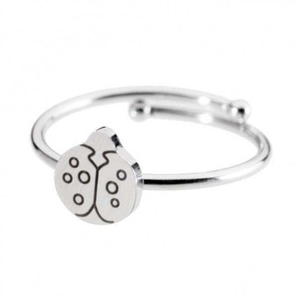 Marlù Anello In Acciaio Con Coccinella in Anelli Alba Gioielli - Casoria, commercioVirtuoso.it