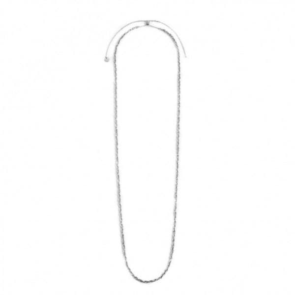 Marlù Collana Acciaio Catena Twist 90Cm in Collane Alba Gioielli - Casoria, commercioVirtuoso.it