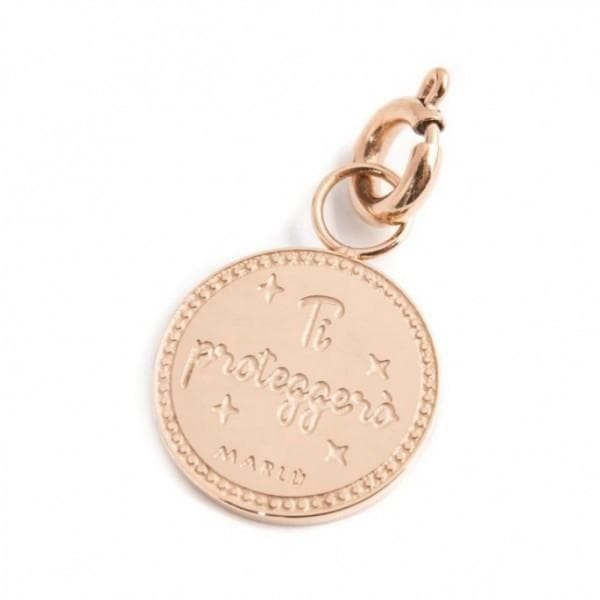 Marlù Charm Angelo Custode Pvd Rosè in Bead Charm Alba Gioielli - Casoria, commercioVirtuoso.it