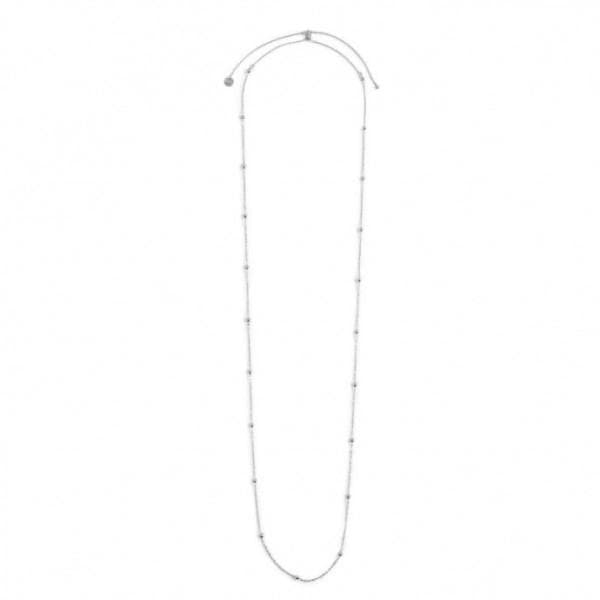 Marlù Collana Acciaio 90Cm Con Sfere