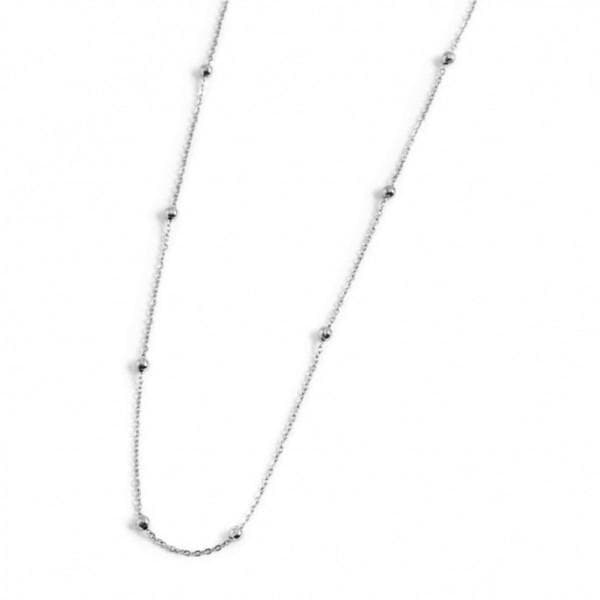 Marlù Collana Acciaio 90Cm Con Sfere in Collane Alba Gioielli - Casoria, commercioVirtuoso.it