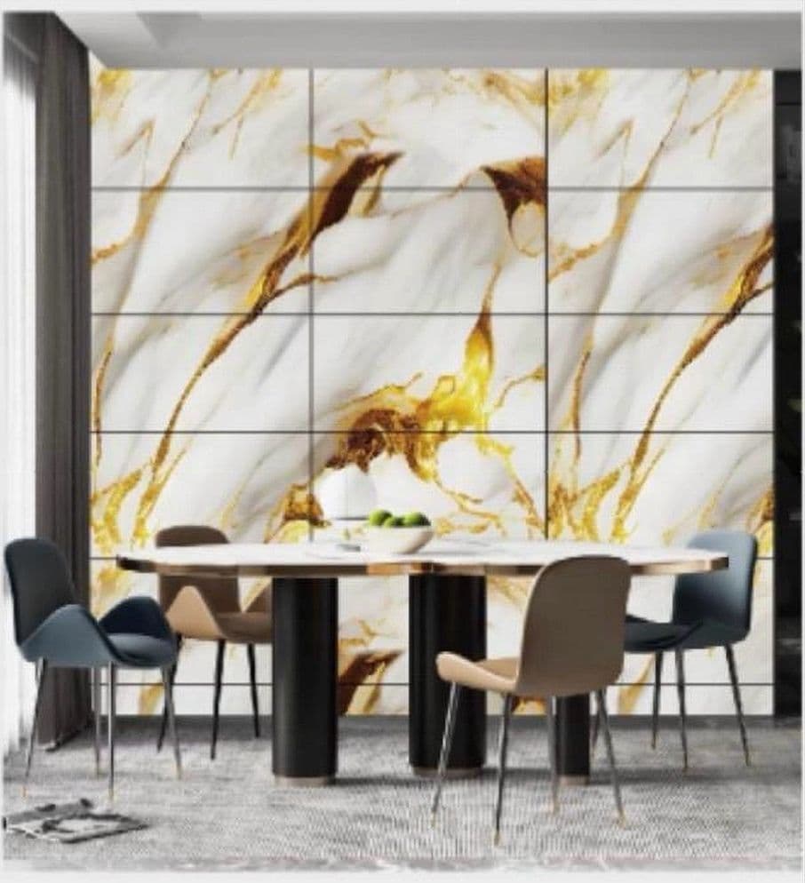 PANNELLO ADESIVO EFFETTO MARMO PERLATO DORATO PARETI PARASCHIZZI 300X60CM STANZA in Biglietti di auguri Trade Shop italia - Napoli, commercioVirtuoso.it