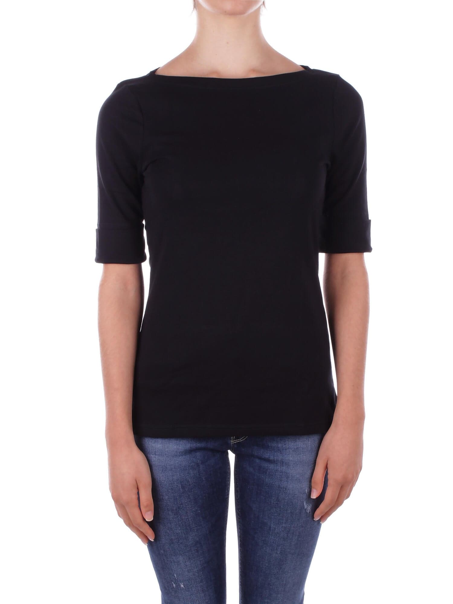 Ralph Lauren T-shirt e Polo Nero da donna in T-shirt Drestige - Casamassima, commercioVirtuoso.it