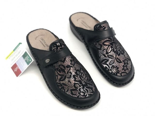 GRUNLAND Ciabatta chiusa donna Dara Nero in Pantofole Calzature Durello - Agna, commercioVirtuoso.it