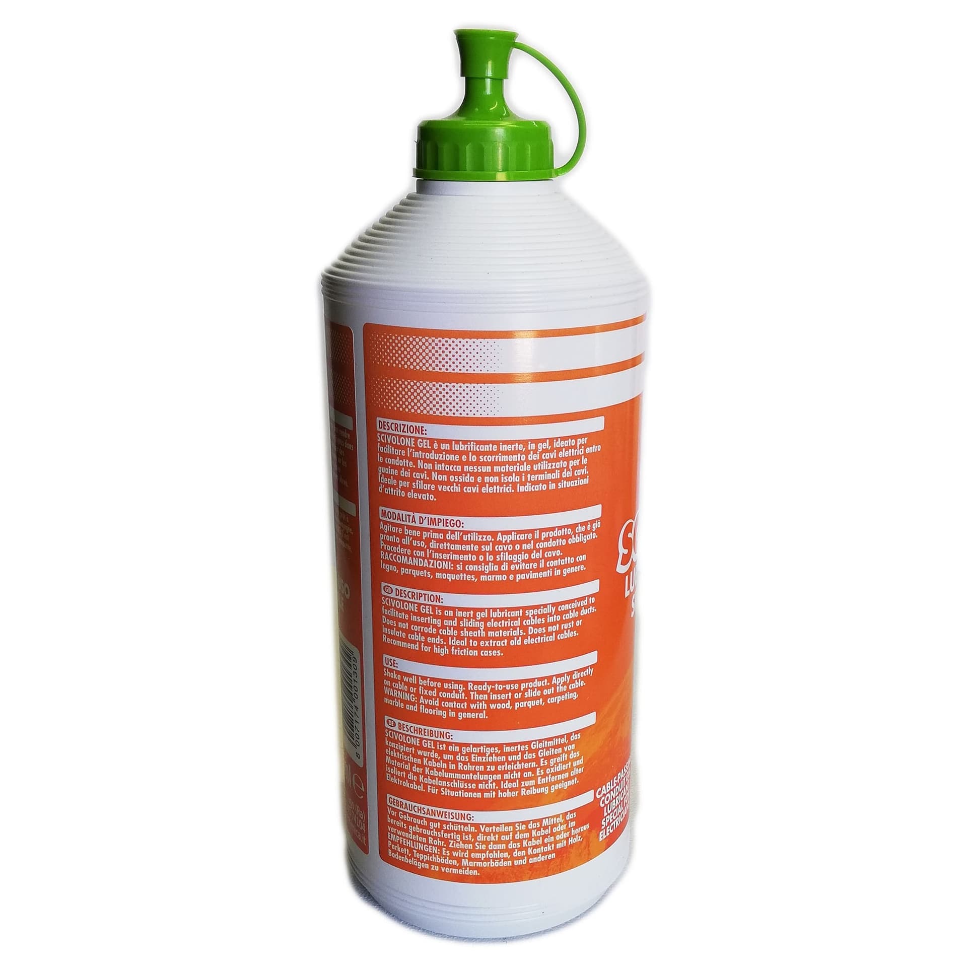 Scivolone Gel 1lt liquido lubrificante anti attrito scorricavo per cavi elettrici in Lubrificanti Aloiserw.com - Altomonte, commercioVirtuoso.it