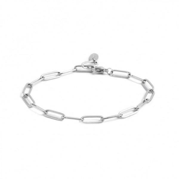 Marlù BRACCIALE CATENA A MAGLIA LARGA ACCIAIO in Bracciali Alba Gioielli - Casoria, commercioVirtuoso.it