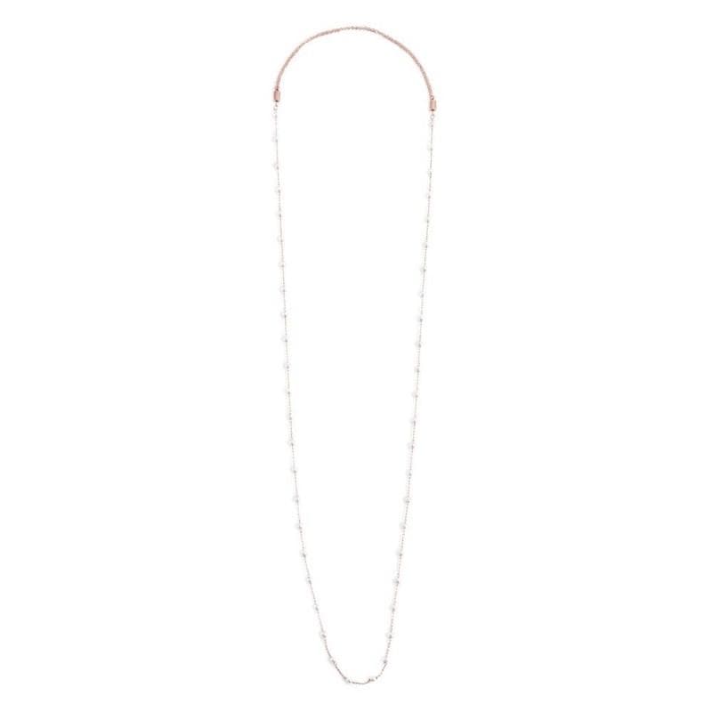 Marlù Collana Con Perle 3.30Mm Catena 90Cm Pvd Rose