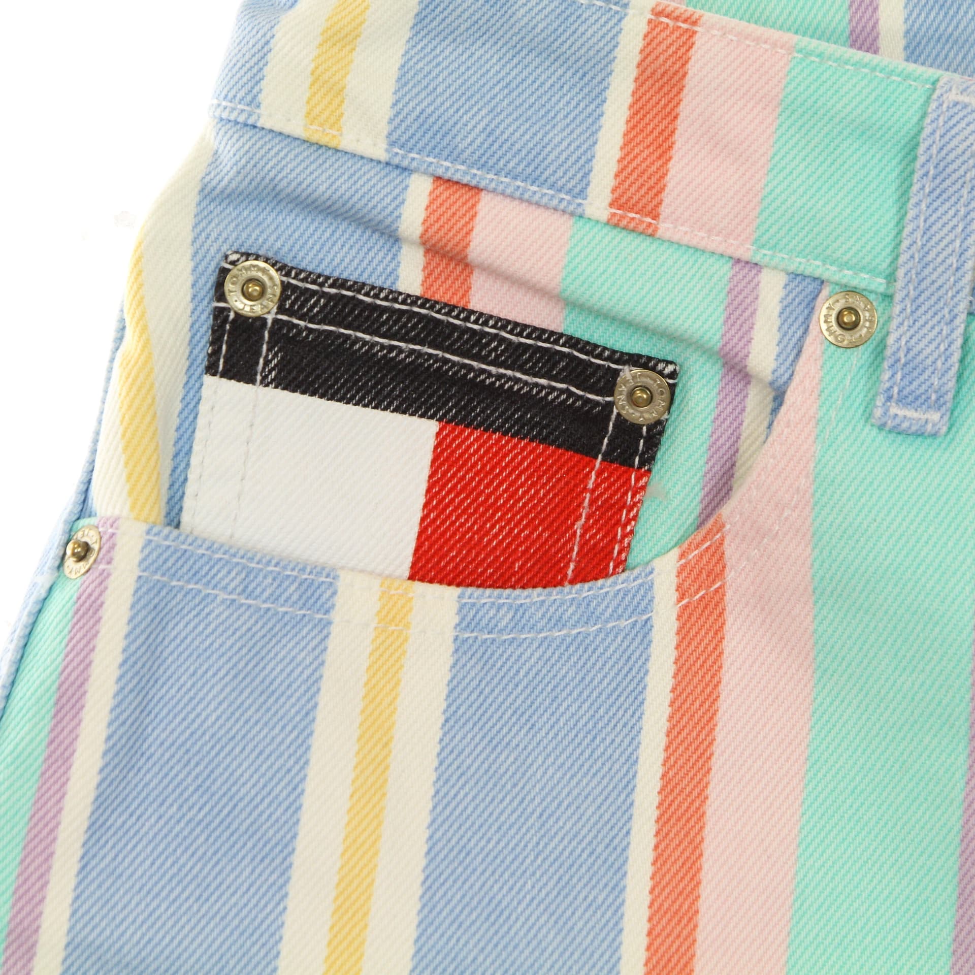 Tommy Hilfiger Pantaloncino Donna Stripe Short Light Powdery Blue/stripe da donna in Autocategorizzazione Drestige - Casamassima, commercioVirtuoso.it