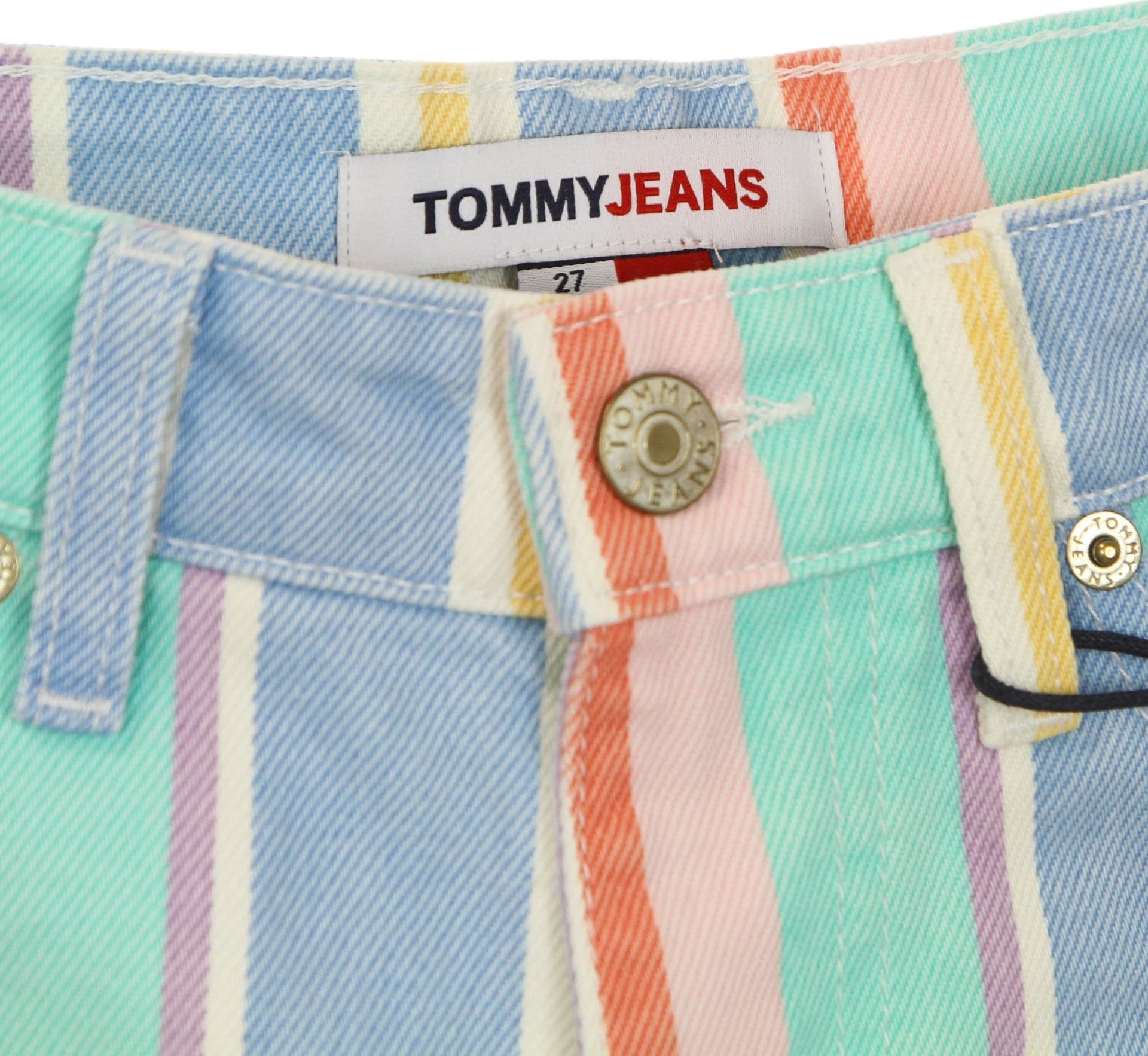 Tommy Hilfiger Pantaloncino Donna Stripe Short Light Powdery Blue/stripe da donna in Autocategorizzazione Drestige - Casamassima, commercioVirtuoso.it