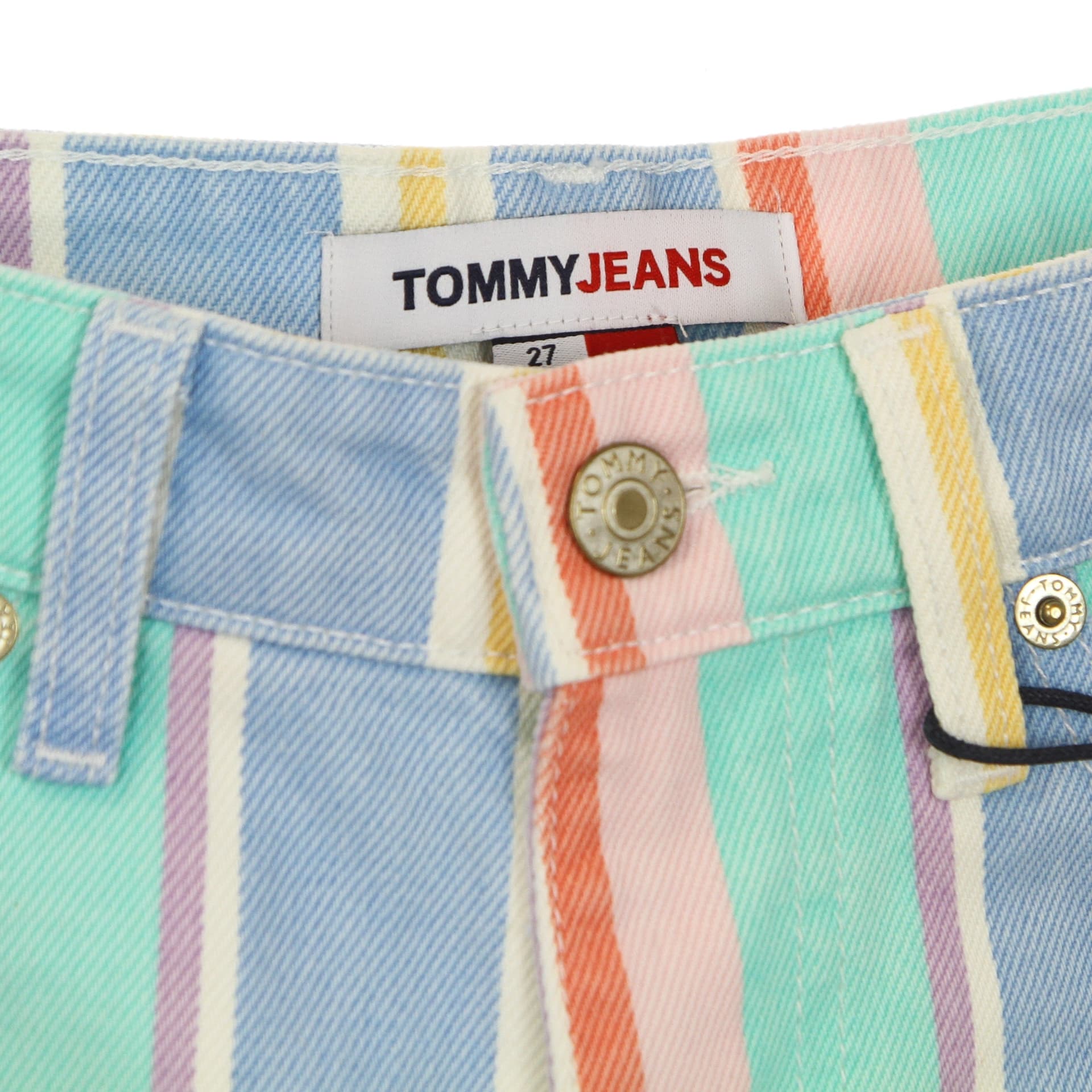 Tommy Hilfiger Pantaloncino Donna Stripe Short Light Powdery Blue/stripe da donna in Autocategorizzazione Drestige - Casamassima, commercioVirtuoso.it
