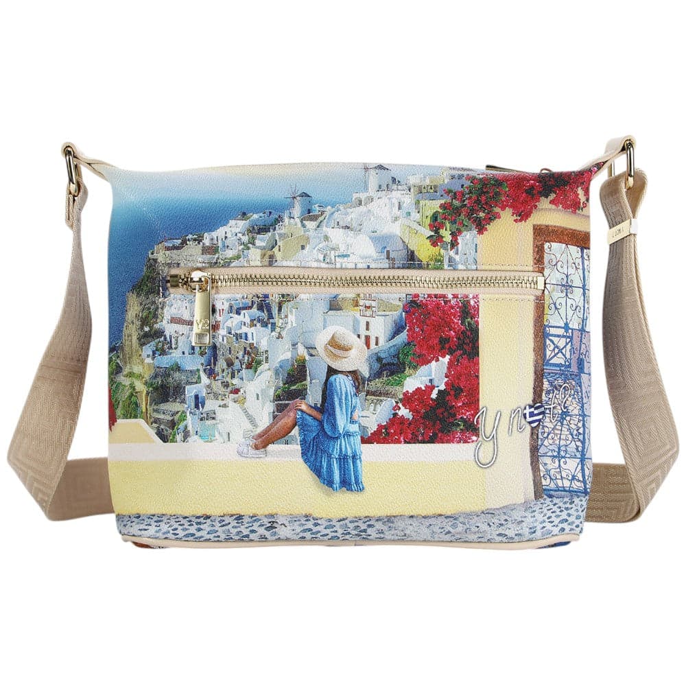YNot borsa hobo easy stampa Greek Summer YES592S5 Borse YNot