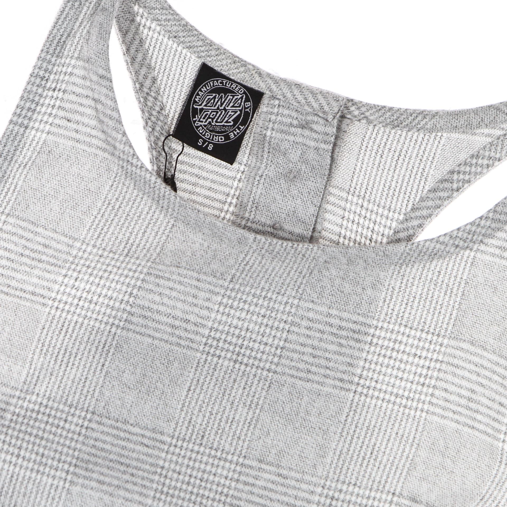 SANTA CRUZ Vestito Donna Coombe Dress Check Grey da donna in Maglie termiche Drestige - Casamassima, commercioVirtuoso.it