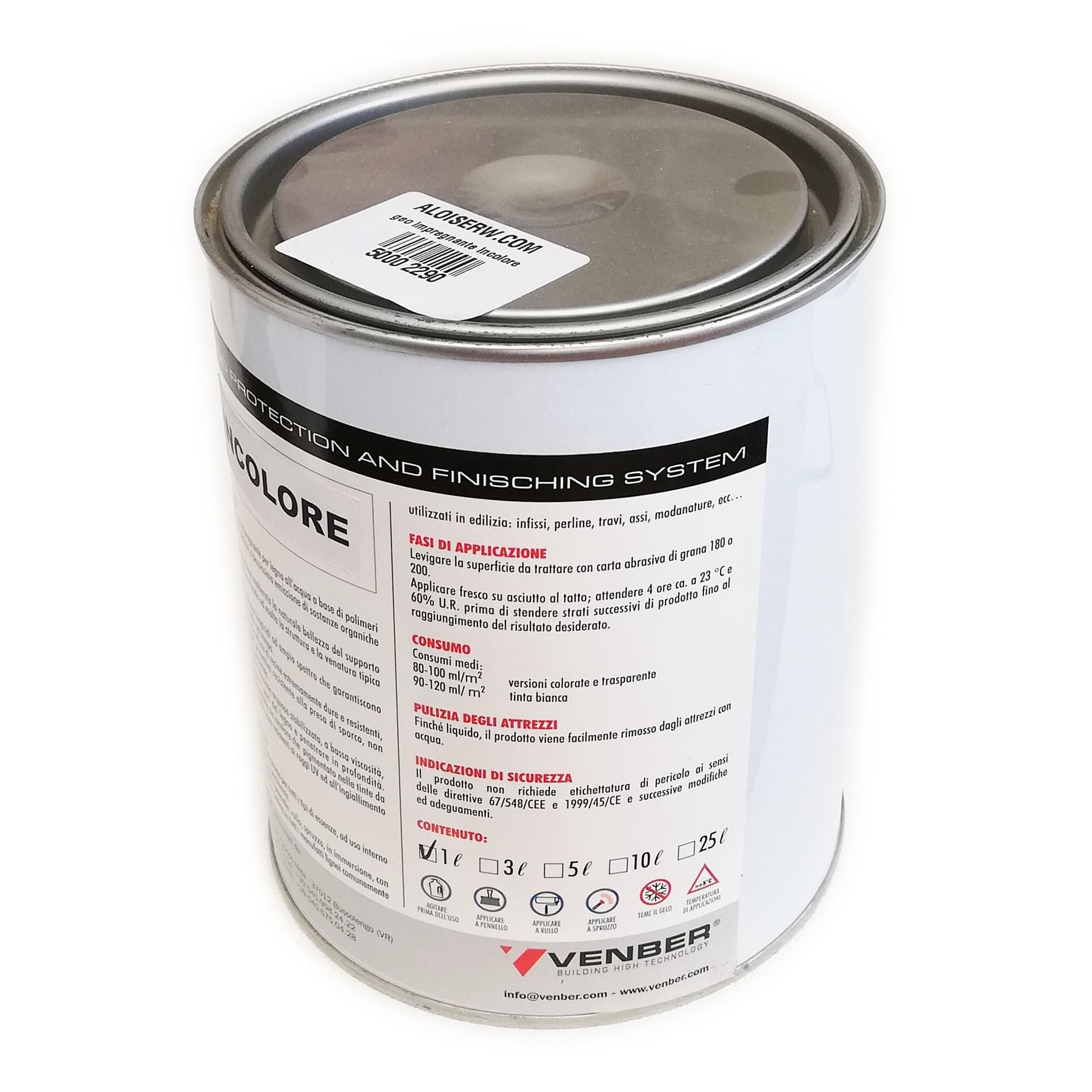 Vita legno 1lt impregnante acqua per esterni ed interni in Vernice Aloiserw.com - Altomonte, commercioVirtuoso.it