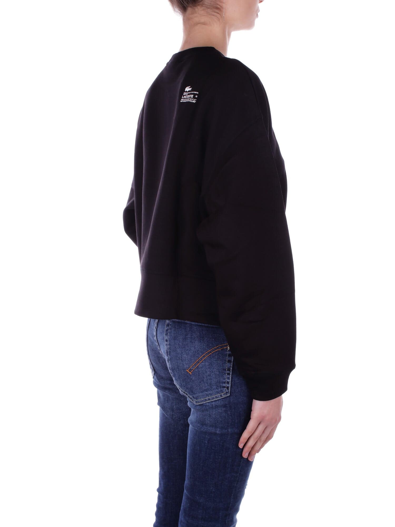 Lacoste Maglie Nero da donna in Felpe senza cappuccio Drestige - Casamassima, commercioVirtuoso.it