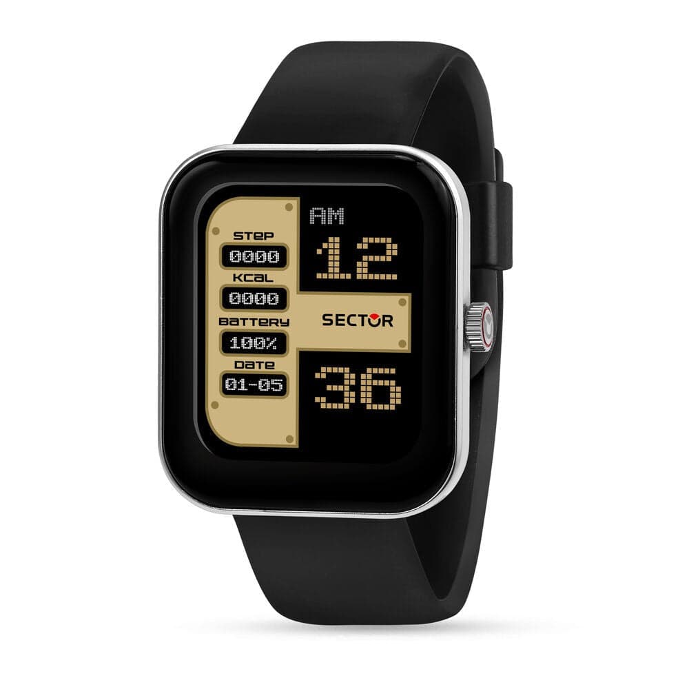 Smartwatch SECTOR S-03 digitale multi funzione gomma nero in Orologi da polso Web Time Orologi - Milano, commercioVirtuoso.it