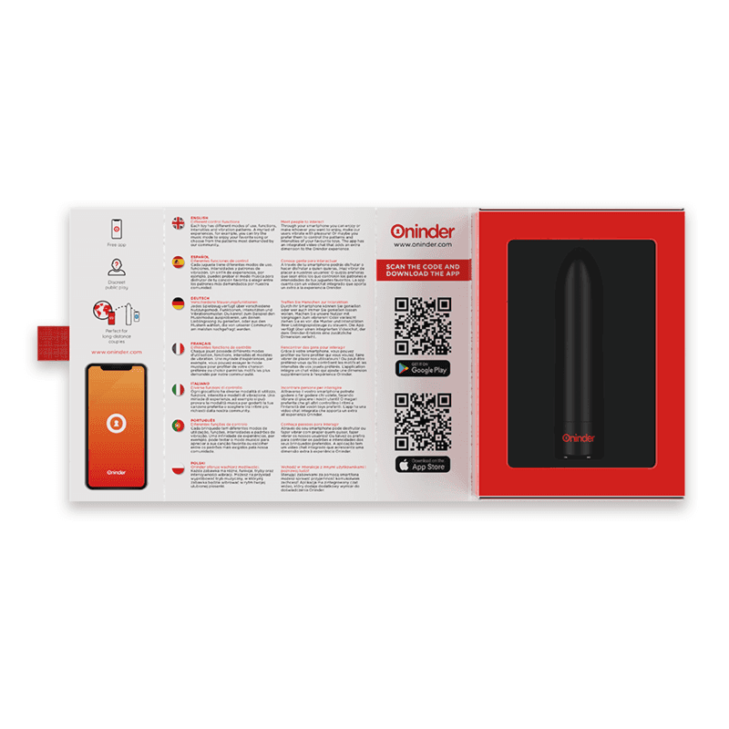 ONINDER - BERLIN VIBRATORE BULLET NERO 9 MODALITÀ 8,5 X 2 CM - APP GRATUITA in Vibratori proiettile e ovuli vibranti Desideria Shop - Latina, commercioVirtuoso.it