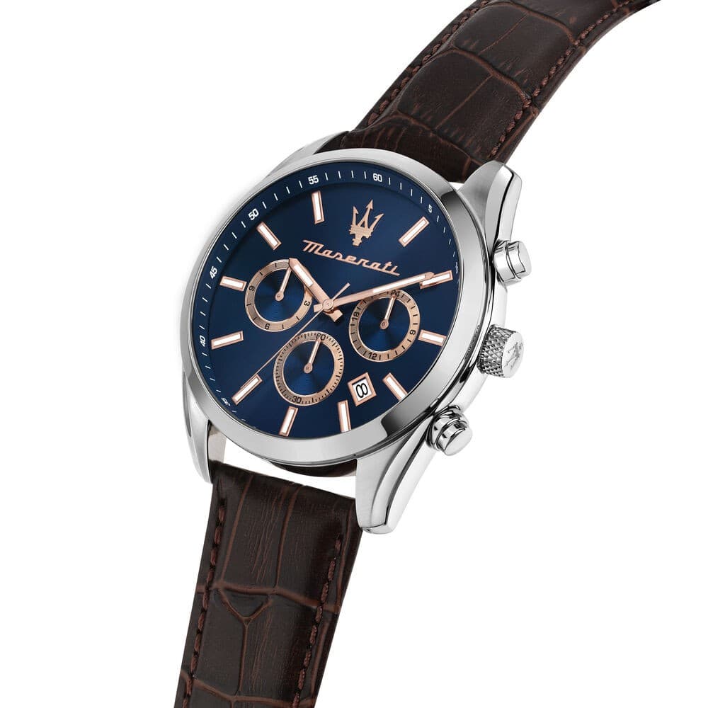 Orologio MASERATI uomo Attrazione multi marrone / blu Limited Ed. in Orologi da polso Web Time Orologi - Milano, commercioVirtuoso.it
