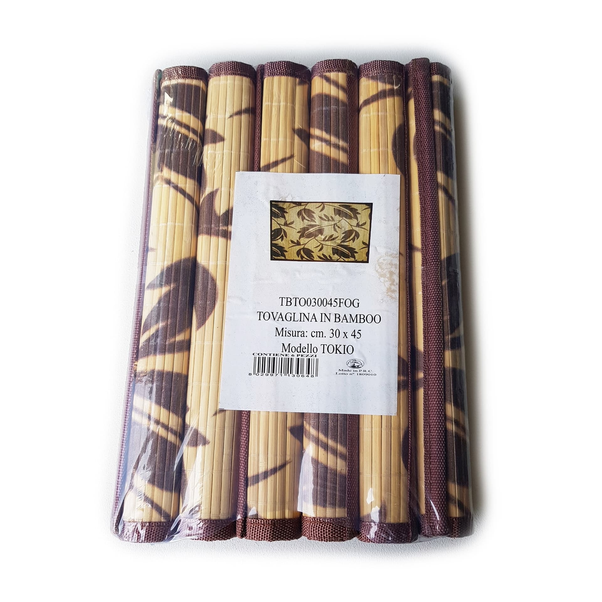 Tovagline in bamboo 30 x 45 cm 6pz in Tovagliette Aloiserw.com - Altomonte, commercioVirtuoso.it