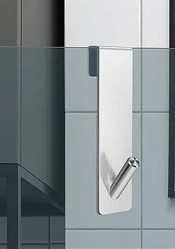 GANCIO PER PORTA BOX DOCCIA APPENDI ASCIUGAMANO ACCAPPATOIO BAGNO 4X13.5CM 87764 in Ganci portasciugamani Trade Shop italia - Napoli, commercioVirtuoso.it